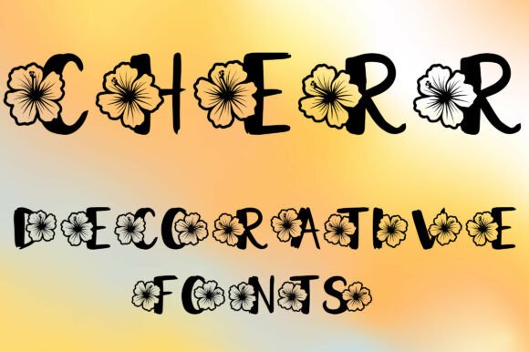Cherr: A Floral Typeface That Blooms on Your Designs