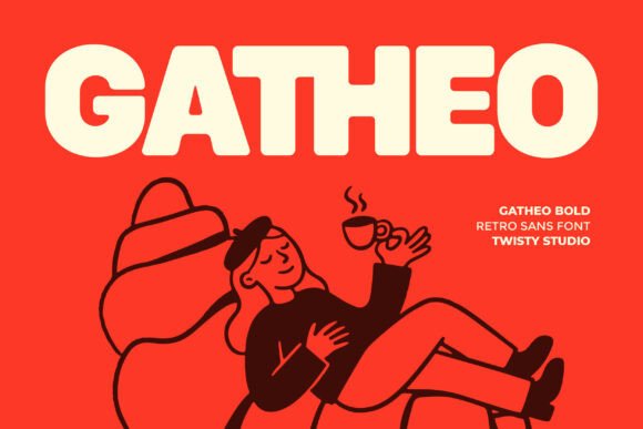 Gatheo: The Bold Retro Font with a Modern Edge