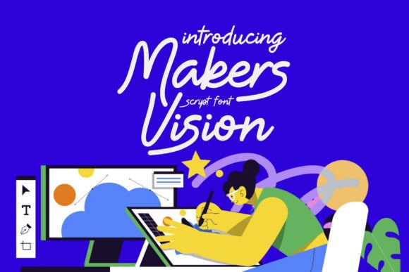 Makers Vision: The Handcrafted Script Font with Authentic Soul