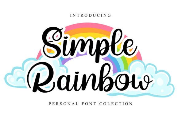 Simple Rainbow: A Font That Brings Joy to Your Design Projects