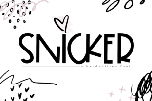 Snicker: A Playful Typeface for Authentic Branding