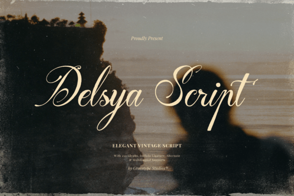 Timeless Elegance in Every Letter: The Allure of Delsya Script