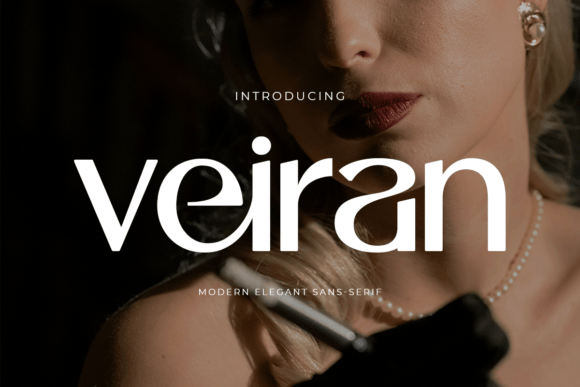 Veiran Regular: A Modern Typeface for Bold Visual Statements