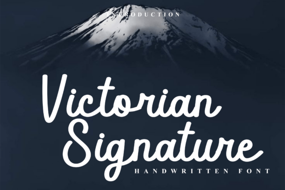 Victorian Signature: A Handwritten Font for Elegant Branding