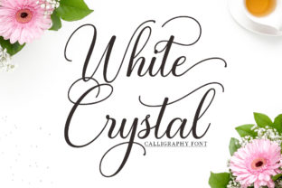 White Crystal Script: A Modern Calligraphy Font for Elegant Projects