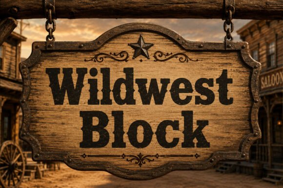 Wildwest Block: The Bold Typeface for Fearless Branding